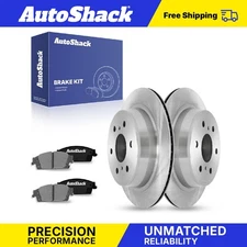 Rear Brake Rotors Ceramic Pads for 2014-2018 Chevrolet Silverado 1500