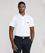 RARE Polo Golf Ralph Lauren Pro Fit Performance Polo Shirt White Men  s XL