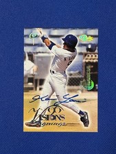 1996 Classic Visions Signings Karim Garcia Autograph Gold LA Dodgers auto E