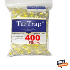 Disposable Cigarette Filters - Bulk Economy Pack 400 Filters