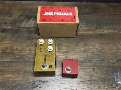 JHS Morning Glory V4 Transparent Overdrive Pedal with Red Remote