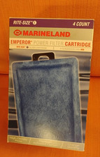 Marineland Emperor Power Filter Cartridge Rite-Size E, 4 Count, Replacement Cart