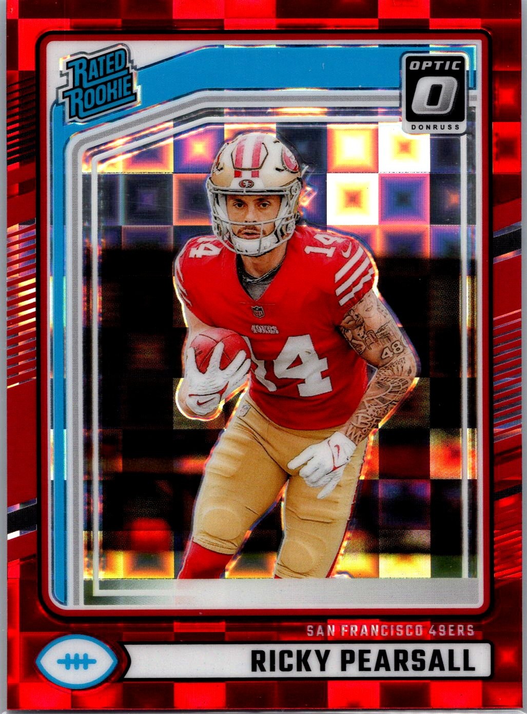 2024 Donruss #318 Ricky Pearsall Optic Rated Rookies Preview Red Pandora