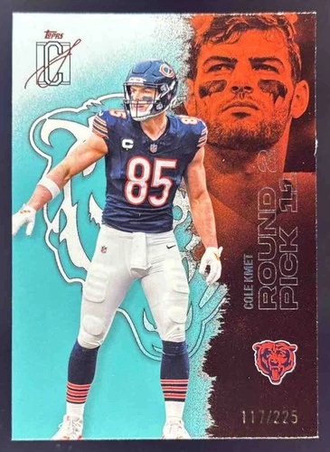 2025 Topps Signature Cole Kmet Teal (Raw)