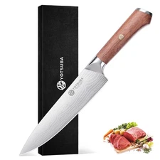 Chef Knife-8 Inch Japanese Gyuto Kitchen Knife Chef’s Knife German High Carbo...