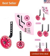 training wheels flash mute wheel bicycle stabiliser mounted Kit compatible fo...