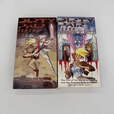 Dirty Pair Flash Acts 1–2 Anime VHS Lot (1998) DUB — OVA Vintage OOP