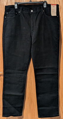 NWT Men's Levis 511 Slim Fit Advanced Stretch Black  40x32  -5687