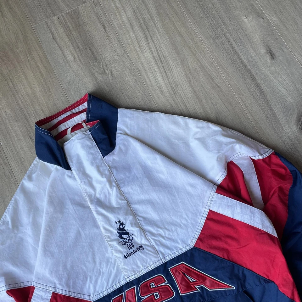 Chaqueta De Colección EE. UU. 1996 Juegos Olímpicos de Atlanta Talla Mediana Foto 2 de 4