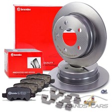 BREMBO BREMSSCHEIBEN Ø258+BELÄGE HINTEN FÜR MERCEDES A-KLASSE W169 B-KLASSE W245