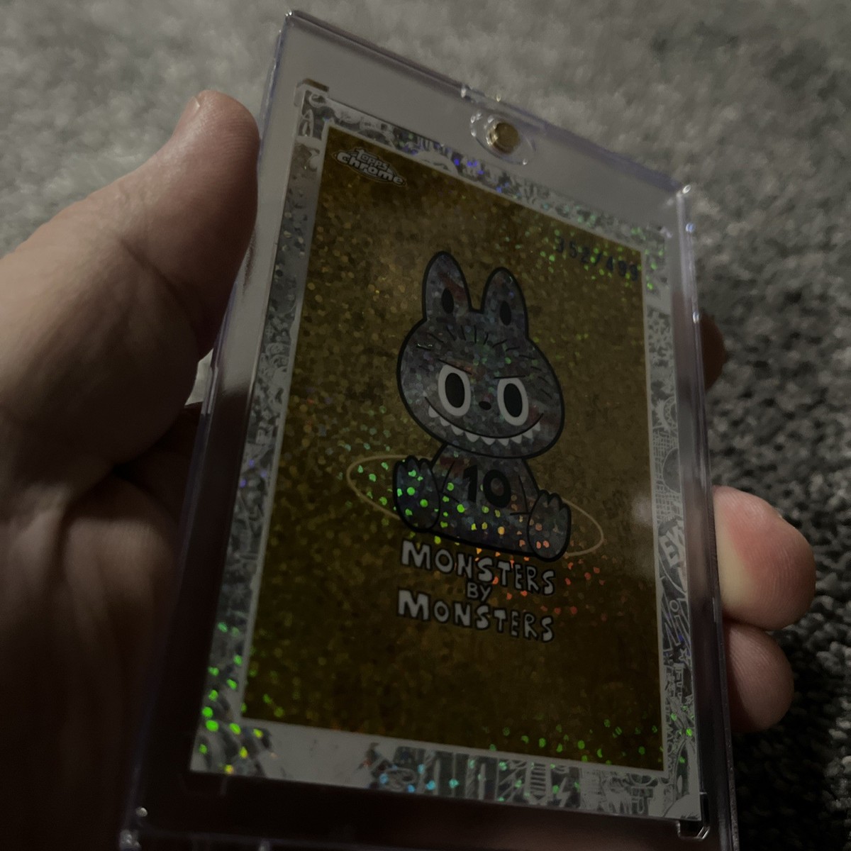 2025 Topps Chrome Labubu Monsters by 10th Anniversary #4 Speckle