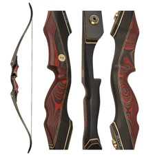 Professional Archery Set 60" Takedown Recurve Bow – Adult Hunting Kit 40lbs