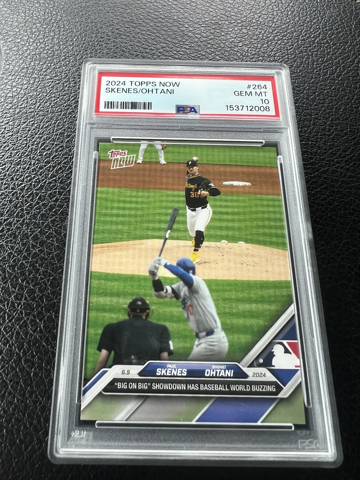2024 Topps Now Shohei Ohtani/paul Skenes #264 PSA 10 Gem Mint 5 Available💎⚾️ view 2