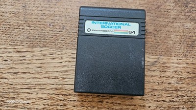 Commodore 64 C64 CARTIRDGE - INTERNATIONAL SOCCER #GG1