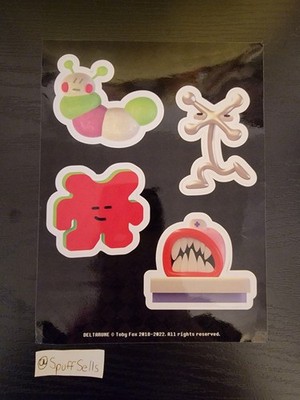 Deltarune NPC Sticker Sheet - Brand New