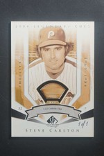 2004 SP Legendary Cuts Steve Carlton #110 Significant Fact Bat Relic 1/1 DV707