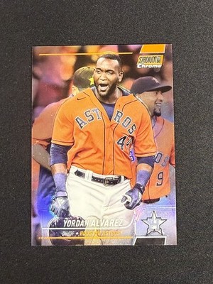 2022 Topps Stadium Club - Yordan Alvarez #195 Chrome Orange Refractor /99