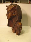 Pharoah bust statue ancient Egypt wood — photo 2