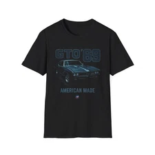 1969 GTO Shirt – Muscle Car “American Made” Retro Graphic Tee