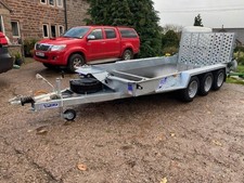 EX DEMO Ifor Williams GH146BT Tri Axle Plant Trailer Year 2026