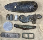 Civil War (1861-65) Original Relic Lot Bullets Buckle Hardware Artifacts