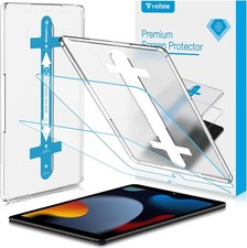 2 Pack Screen Protector for iPad 10.2″ Tempered Glass Military Grade Protection