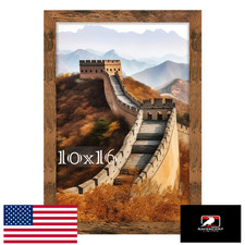 Picrit 10x16 Brown Photo Frame for Wall Display - Elegant  Durable