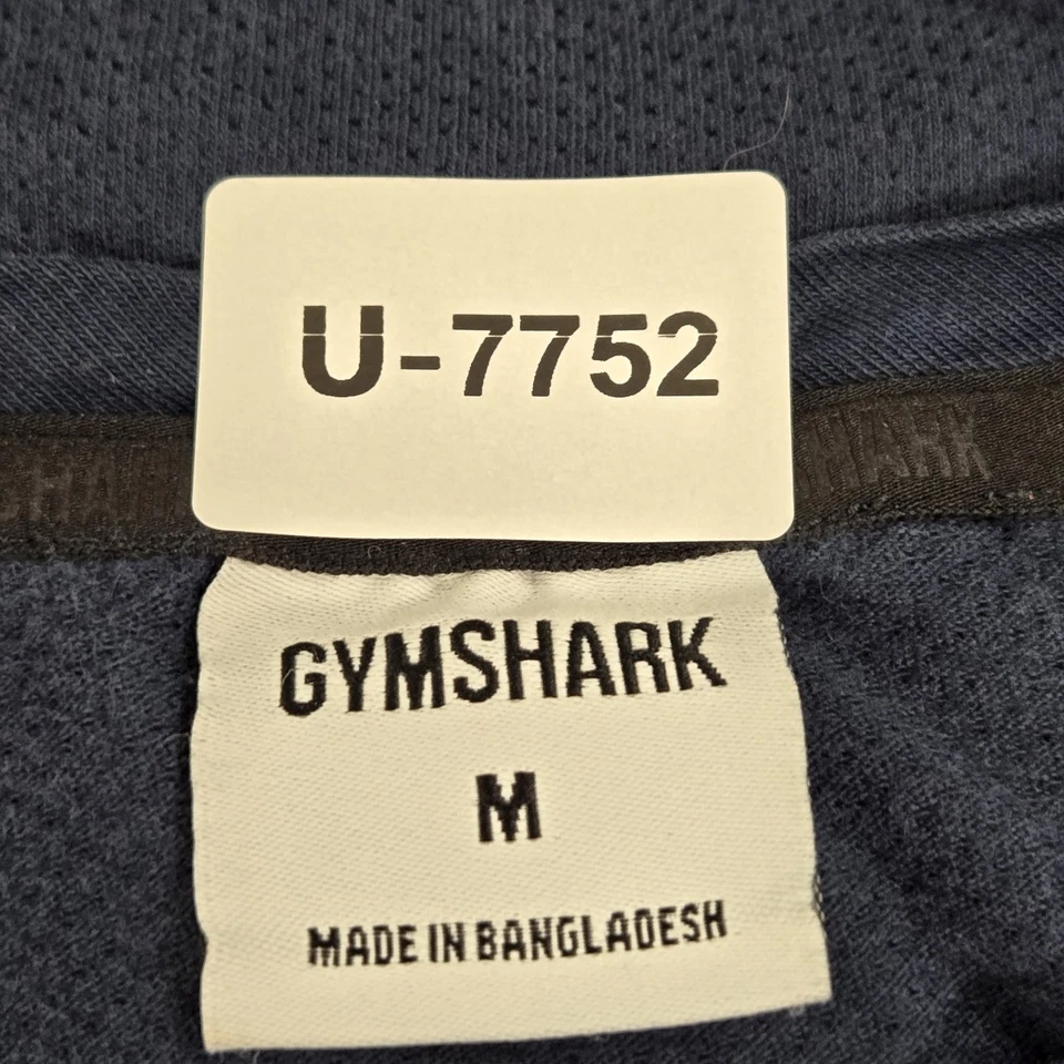 Camiseta sin mangas Gymshark para hombre M azul brazo crítico ropa deportiva logotipo sin mangas Foto 2 de 4