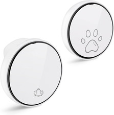Smart Wireless Dog Door Bell, Doggie Doorbell for Pet Potty Training Communic...