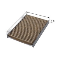 Innenraumfilter Antiallergisch 300 Mm - 205 Mm Valeo FüR U.A. Audi A6