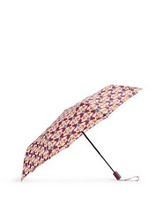 Vera Bradley Auto Open Close Umbrella Lotus Flower Pomegranate Full Size