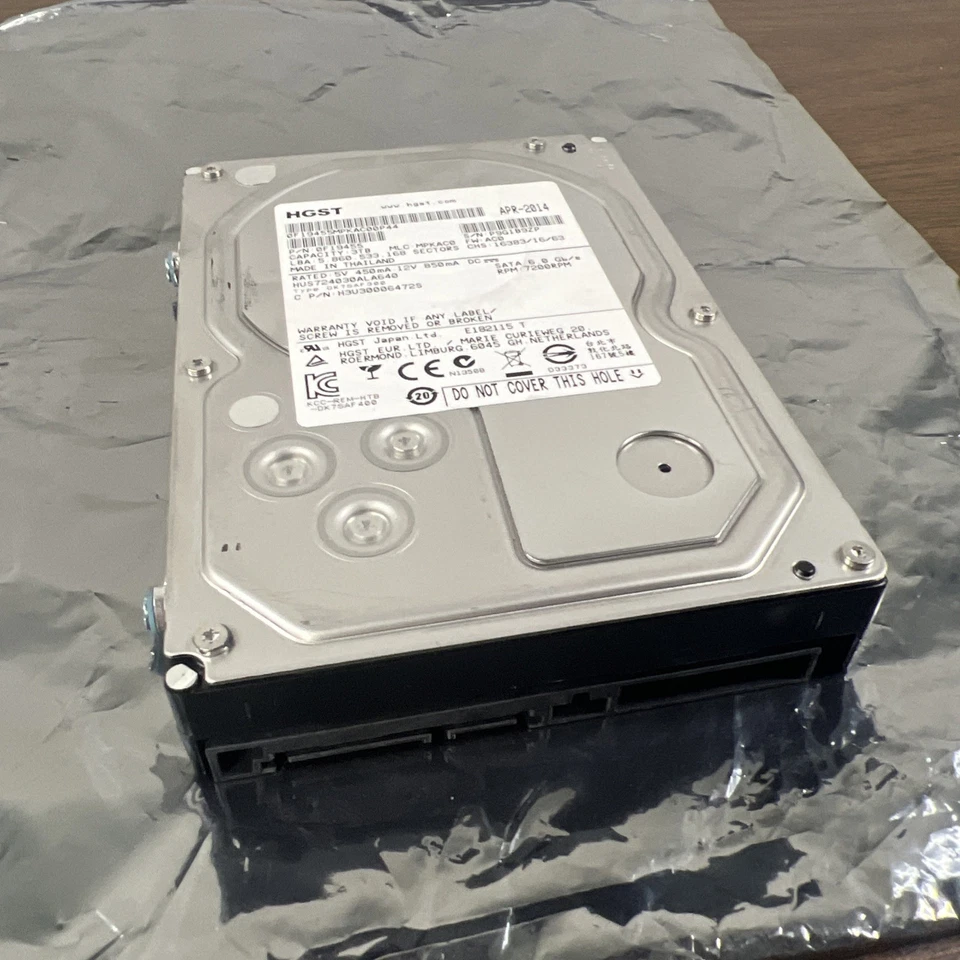 HGST 3TB 7200 RPM HUS724030ALA640 PN 0F19455 64MB Cache SATA 6.0 3.5" Hard Drive - Image 2 of 4