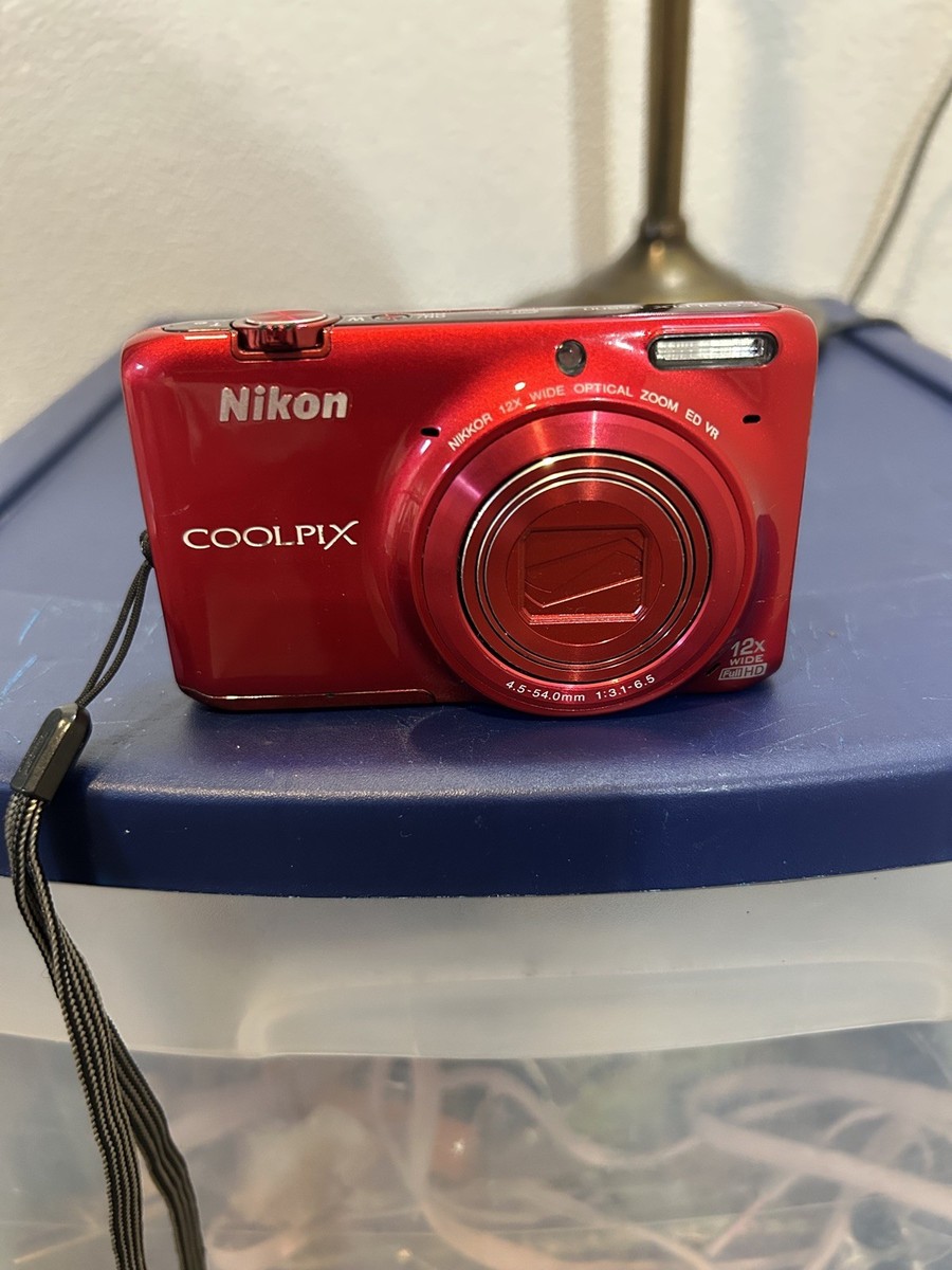 美品 Nikon COOLPIX S6500 レッド 動作確認済み Amazon.com : Nikon COOLPIX S6500 Wi-Fi Digital Camera with 12x