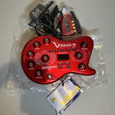 Behringer V-AMP 3 Digital Multi-Effects Amp Modeler Processor Electric/Bass