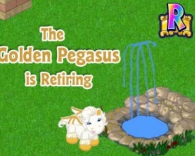 Webkinz Classic RARE Retired Golden Pegasus PSI Animated Online Item read desc