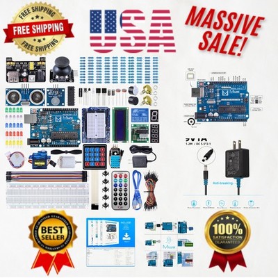 Complete Arduino Starter Kit: Microcontroller, Modules & Tutorials for ...