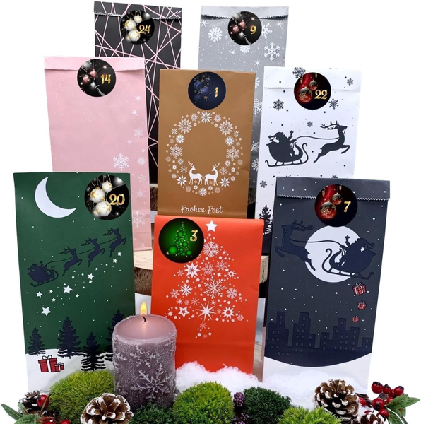 Adventskalender Zum BefüLlen Weihnachtskalender Zum Selber Basteln Mit GroßEn Tü-image