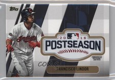 2018 Topps Update Gold 51/99 Francisco Lindor #PSL-FL Patch 3q5