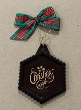 Colección Avon Cape Cod 1990 Rubí Rojo Arándano Vidrio Árbol de Navidad Adorno
