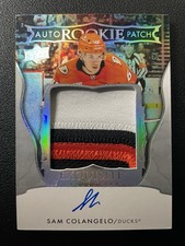 24-25 The Cup Hockey Exquisite Rookie Auto Patch EC-CO Sam Colangelo #/64