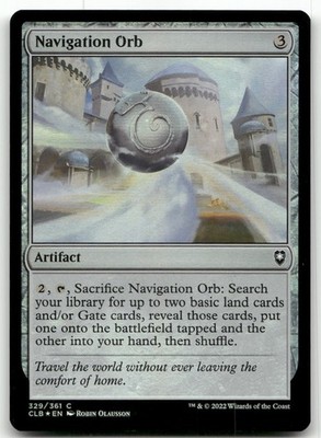 Navigation Orb #329 (Foil) (NM) Baldur's Gate CLB Magic MTG