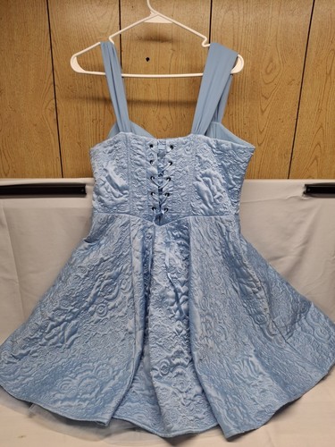 Hot Topic x Disney Cinderella Blue Corset Off Shoulder Dress Womens Size XL - Picture 2 of 15