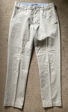 Men St.John's Bay Solid Beige Dress Work Pants Size 32 x 32