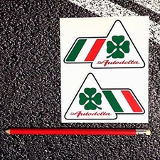 ALFA ROMEO Adesivi Ali Trifoglio Foglia Autodelta Brera S 159 146 Alfasud GTV GTA