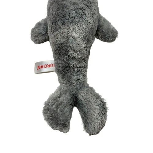 Peluche Aurora Dolphin diciembre 2015 océano mar gris vientre blanco 10" - Imagen 5 de 8