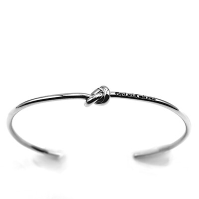 ARMBAND SILBER 925 LIEBESKNOTEN PERSONALISIERBAR MIT NAMEN, WIDMUNGEN, DATEN