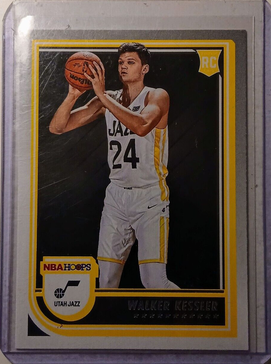 Walker Kessler (RC) 2022-23 Panini NBA Hoops - Rookies Yellow #252