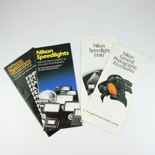 Nikon - Cameras - Accessories - Speedlights - Brochure Booklet Lot