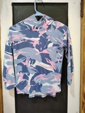 girls Adidas purple camo hoodie sweatshirt size7/8