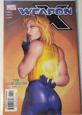 Weapon X #11 Sexy Cover Pose Marvel Comics Mutant X-Men Spin-off Series NM+
